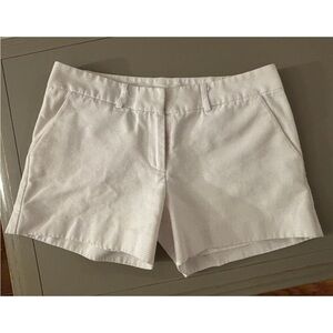 Elegant White Women's Bermuda Shorts